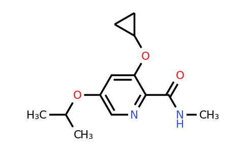 CAS 1243316-20-2 | 3-Cyclopropoxy-5-isopropoxy-N-methylpicolinamide