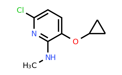 CAS 1243316-21-3 | 6-Chloro-3-cyclopropoxy-N-methylpyridin-2-amine