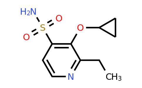CAS 1243316-26-8 | 3-Cyclopropoxy-2-ethylpyridine-4-sulfonamide