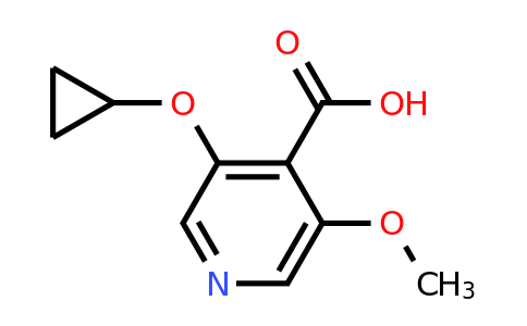 CAS 1243316-28-0 | 3-Cyclopropoxy-5-methoxyisonicotinic acid