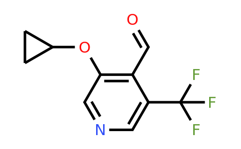 CAS 1243316-31-5 | 3-Cyclopropoxy-5-(trifluoromethyl)isonicotinaldehyde