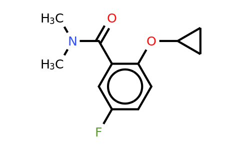 CAS 1243316-32-6 | 2-Cyclopropoxy-5-fluoro-N,n-dimethylbenzamide