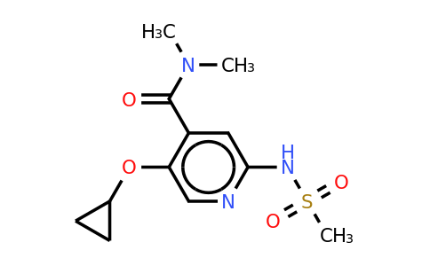 CAS 1243316-41-7 | 5-Cyclopropoxy-N,n-dimethyl-2-(methylsulfonamido)isonicotinamide