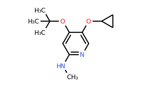 CAS 1243316-44-0 | 4-Tert-butoxy-5-cyclopropoxy-N-methylpyridin-2-amine