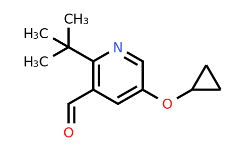CAS 1243316-49-5 | 2-Tert-butyl-5-cyclopropoxynicotinaldehyde
