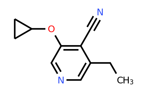 CAS 1243316-62-2 | 3-Cyclopropoxy-5-ethylisonicotinonitrile