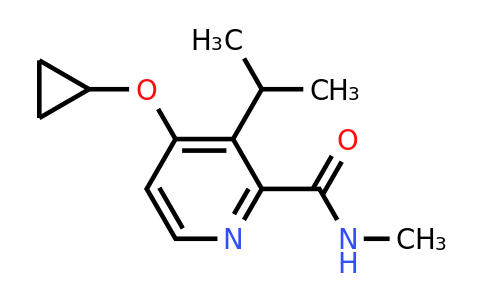CAS 1243316-64-4 | 4-Cyclopropoxy-3-isopropyl-N-methylpicolinamide