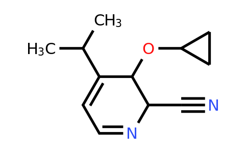 CAS 1243316-66-6 | 3-Cyclopropoxy-4-isopropyl-2,3-dihydropyridine-2-carbonitrile