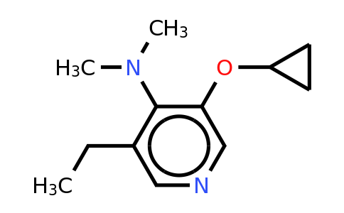 CAS 1243316-68-8 | 3-Cyclopropoxy-5-ethyl-N,n-dimethylpyridin-4-amine