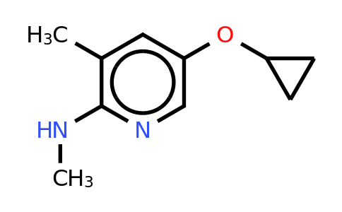CAS 1243316-72-4 | 5-Cyclopropoxy-N,3-dimethylpyridin-2-amine