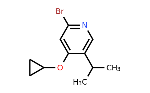 CAS 1243316-74-6 | 2-Bromo-4-cyclopropoxy-5-(propan-2-YL)pyridine