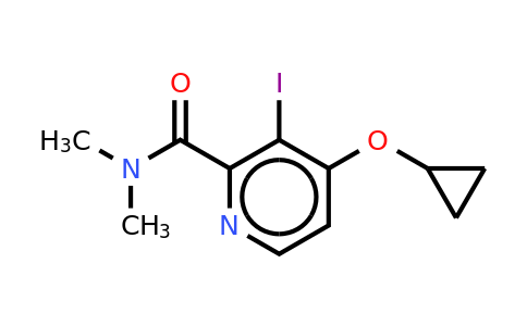 CAS 1243316-75-7 | 4-Cyclopropoxy-3-iodo-N,n-dimethylpicolinamide