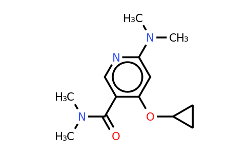 CAS 1243316-79-1 | 4-Cyclopropoxy-6-(dimethylamino)-N,n-dimethylnicotinamide
