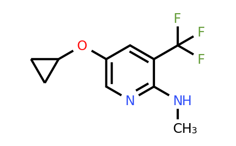 CAS 1243316-80-4 | 5-Cyclopropoxy-N-methyl-3-(trifluoromethyl)pyridin-2-amine