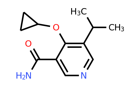 CAS 1243316-81-5 | 4-Cyclopropoxy-5-isopropylnicotinamide