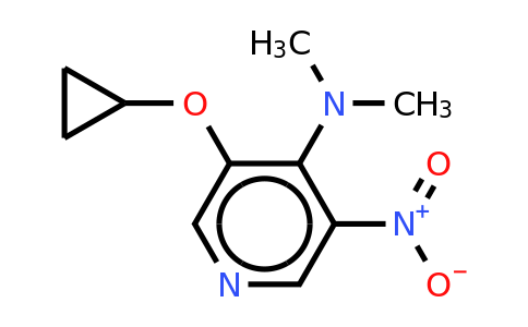 CAS 1243316-83-7 | 3-Cyclopropoxy-N,n-dimethyl-5-nitropyridin-4-amine