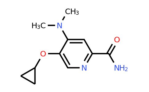 CAS 1243316-89-3 | 5-Cyclopropoxy-4-(dimethylamino)picolinamide