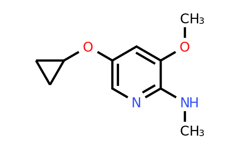 CAS 1243316-95-1 | 5-Cyclopropoxy-3-methoxy-N-methylpyridin-2-amine