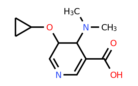 CAS 1243316-96-2 | 5-Cyclopropoxy-4-(dimethylamino)-4,5-dihydropyridine-3-carboxylic acid