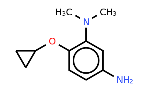 CAS 1243316-97-3 | 6-Cyclopropoxy-1-N,1-N-dimethylbenzene-1,3-diamine