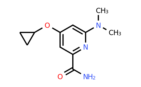 CAS 1243317-11-4 | 4-Cyclopropoxy-6-(dimethylamino)picolinamide