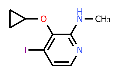 CAS 1243317-14-7 | 3-Cyclopropoxy-4-iodo-N-methylpyridin-2-amine