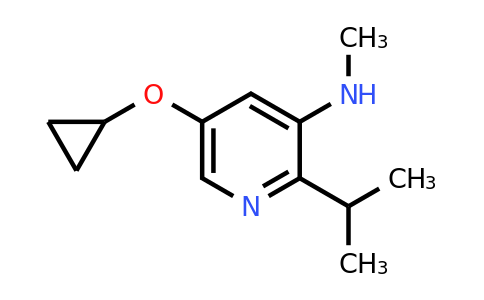 CAS 1243317-15-8 | 5-Cyclopropoxy-2-isopropyl-N-methylpyridin-3-amine