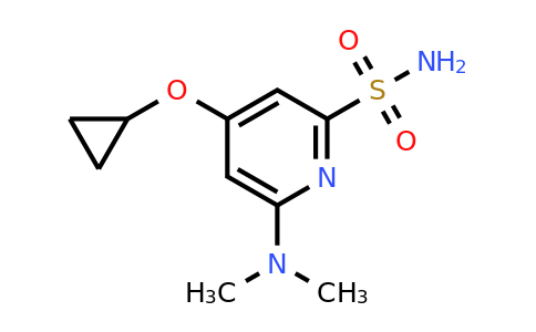 CAS 1243317-16-9 | 4-Cyclopropoxy-6-(dimethylamino)pyridine-2-sulfonamide