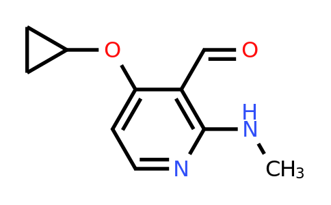 CAS 1243317-20-5 | 4-Cyclopropoxy-2-(methylamino)nicotinaldehyde
