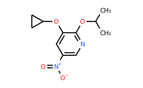 CAS 1243317-27-2 | 3-Cyclopropoxy-2-isopropoxy-5-nitropyridine