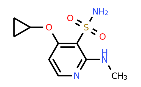 CAS 1243317-28-3 | 4-Cyclopropoxy-2-(methylamino)pyridine-3-sulfonamide