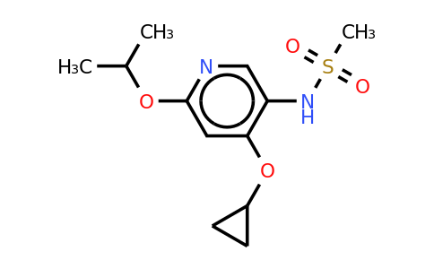 CAS 1243317-31-8 | N-(4-cyclopropoxy-6-isopropoxypyridin-3-YL)methanesulfonamide