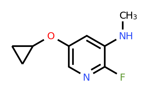 CAS 1243317-32-9 | 5-Cyclopropoxy-2-fluoro-N-methylpyridin-3-amine