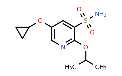CAS 1243317-33-0 | 5-Cyclopropoxy-2-isopropoxypyridine-3-sulfonamide