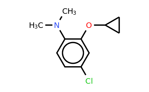 CAS 1243317-38-5 | 4-Chloro-2-cyclopropoxy-N,n-dimethylaniline