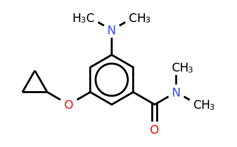 CAS 1243317-41-0 | 3-Cyclopropoxy-5-(dimethylamino)-N,n-dimethylbenzamide