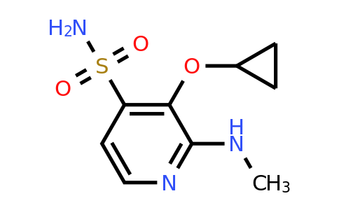CAS 1243317-44-3 | 3-Cyclopropoxy-2-(methylamino)pyridine-4-sulfonamide