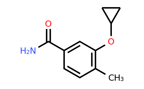 CAS 1243317-48-7 | 3-Cyclopropoxy-4-methylbenzamide