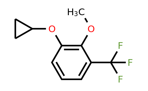 CAS 1243317-49-8 | 1-Cyclopropoxy-2-methoxy-3-(trifluoromethyl)benzene