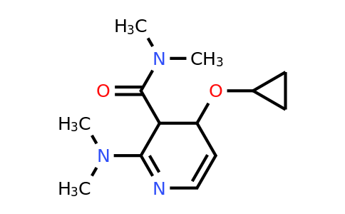 CAS 1243317-50-1 | 4-Cyclopropoxy-2-(dimethylamino)-N,n-dimethyl-3,4-dihydropyridine-3-carboxamide