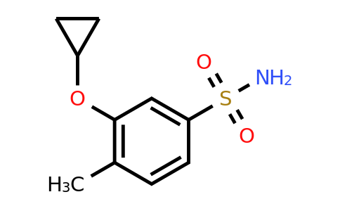 CAS 1243317-56-7 | 3-Cyclopropoxy-4-methylbenzenesulfonamide