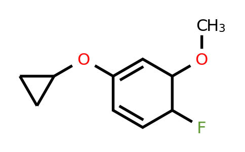 CAS 1243317-57-8 | 2-Cyclopropoxy-5-fluoro-6-methoxycyclohexa-1,3-diene