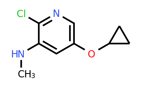 CAS 1243317-60-3 | 2-Chloro-5-cyclopropoxy-N-methylpyridin-3-amine