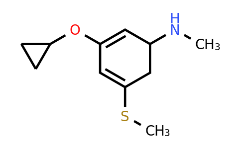 CAS 1243317-63-6 | 3-Cyclopropoxy-N-methyl-5-(methylthio)cyclohexa-2,4-dienamine