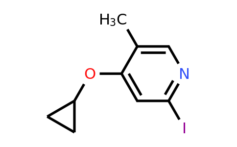 CAS 1243317-64-7 | 4-Cyclopropoxy-2-iodo-5-methylpyridine