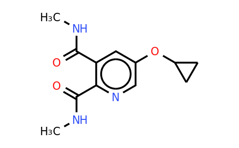 CAS 1243317-69-2 | 5-Cyclopropoxy-N2,N3-dimethylpyridine-2,3-dicarboxamide