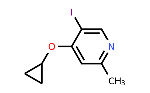 CAS 1243317-70-5 | 4-Cyclopropoxy-5-iodo-2-methylpyridine