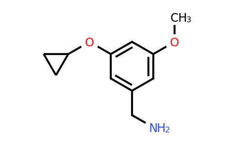CAS 1243317-77-2 | (3-Cyclopropoxy-5-methoxyphenyl)methanamine