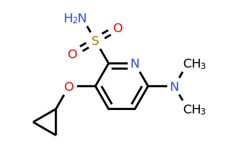 CAS 1243317-78-3 | 3-Cyclopropoxy-6-(dimethylamino)pyridine-2-sulfonamide