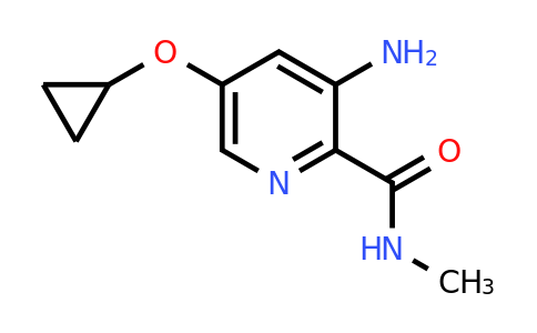 CAS 1243317-80-7 | 3-Amino-5-cyclopropoxy-N-methylpicolinamide